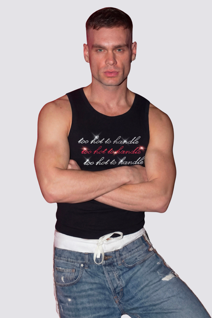 Virtual Fever Rhinestone Tank Top