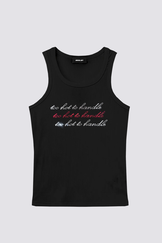 Virtual Fever Rhinestone Tank Top
