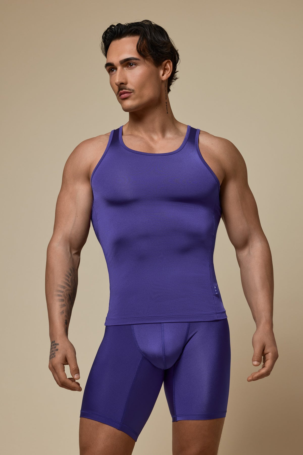 VISIBLY TANKTOP RENEW SHINE - DEEP INDIGO