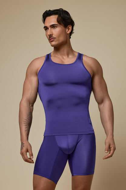 VISIBLY TANKTOP RENEW SHINE - DEEP INDIGO