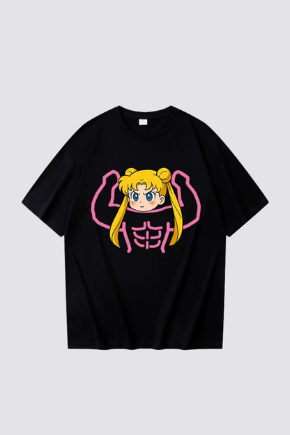 Vivid Spark Print T-Shirt Grey