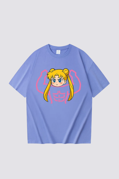 Vivid Spark Print T-Shirt Pink