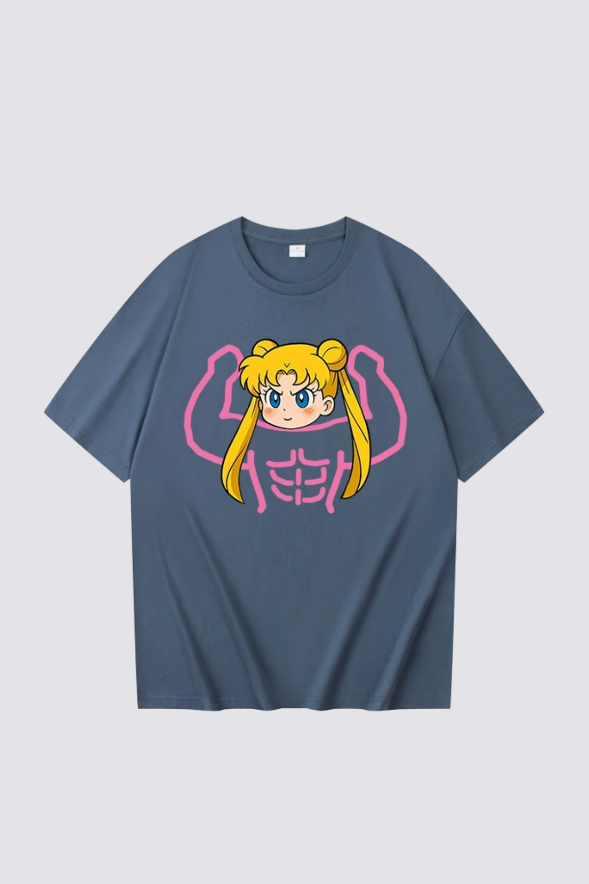 Vivid Spark Print T-Shirt Grey