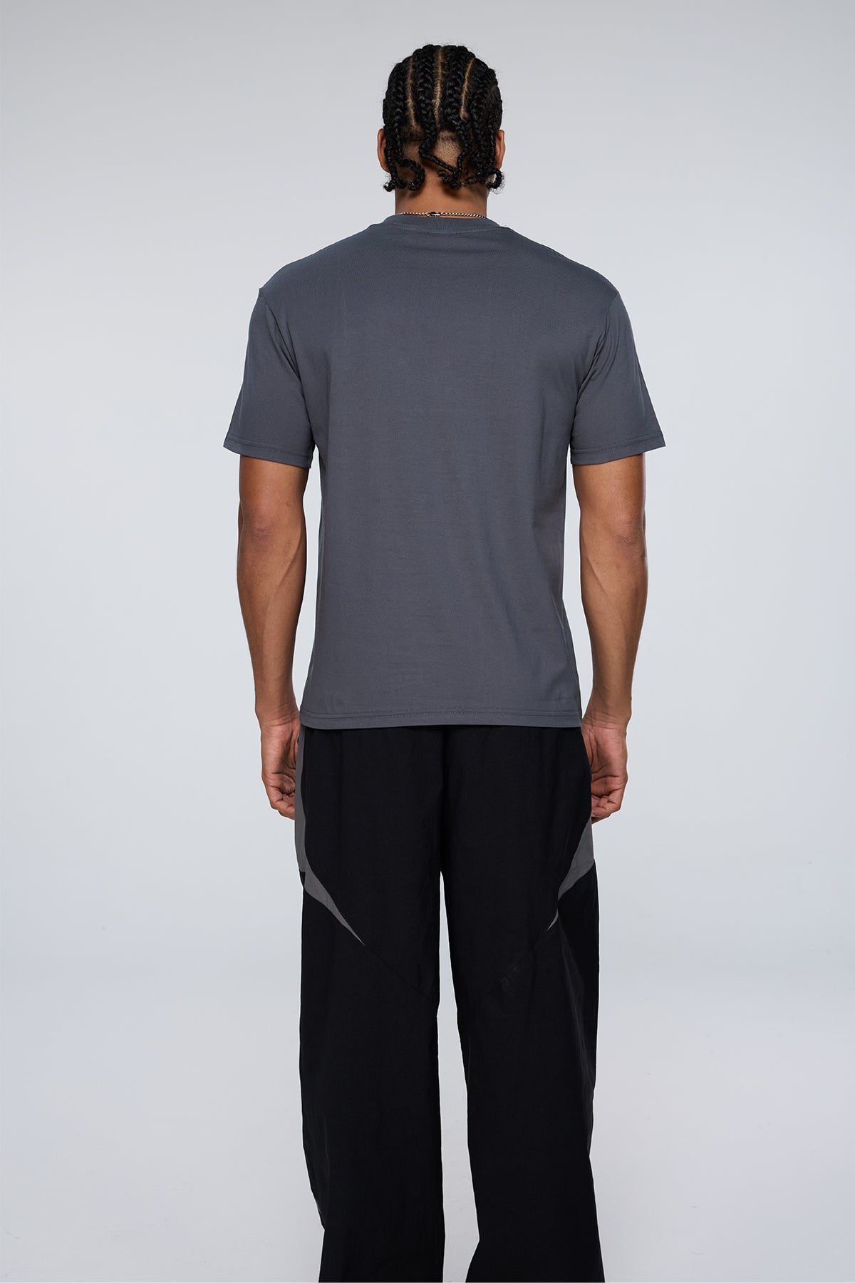 Vivid Spark Print T-Shirt Grey