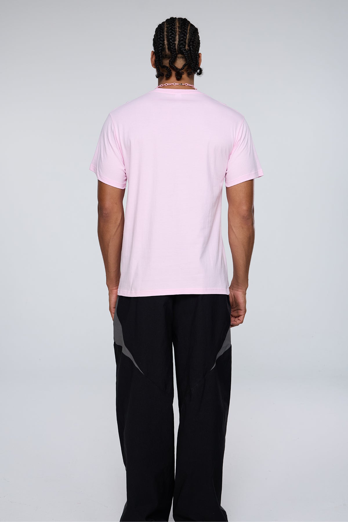 Vivid Spark Print T-Shirt Pink