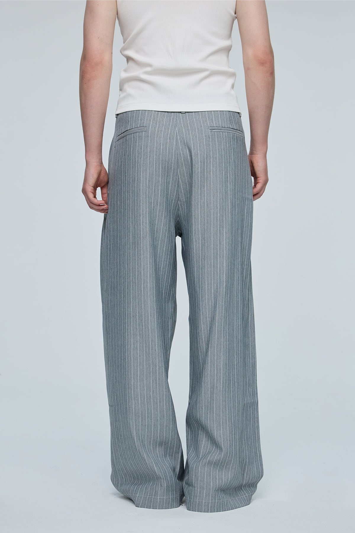 Vivid Stream Stripe Wide Leg Pants