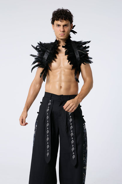 Void Anchor Gothic Feather Shrug
