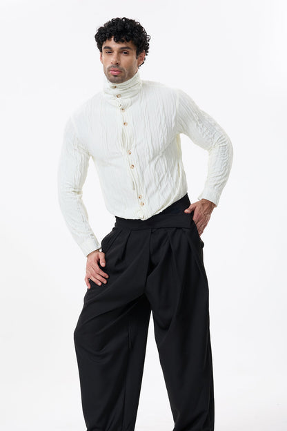 Void Veil Long Sleeve Shirt White