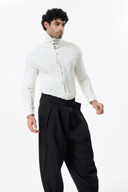 Void Veil Long Sleeve Shirt White