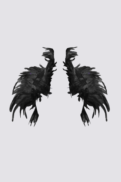 Void Anchor Gothic Feather Shrug