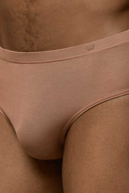 WHISPER BRIEF SECOND SKIN - MOCHA