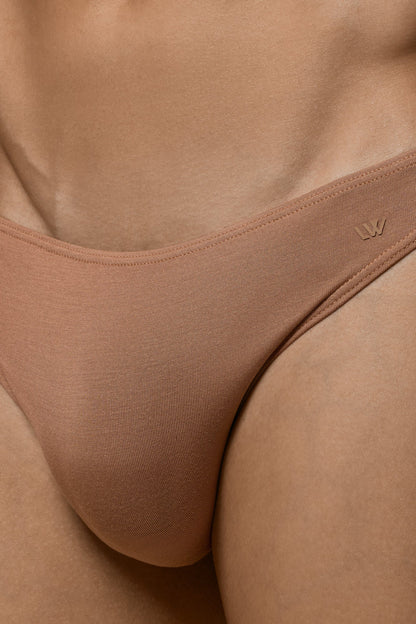 WHISPER MICRO BRIEF SECOND SKIN - MOCHA