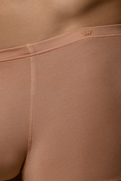 WHISPER BOXER BRIEF SECOND SKIN - MOCHA