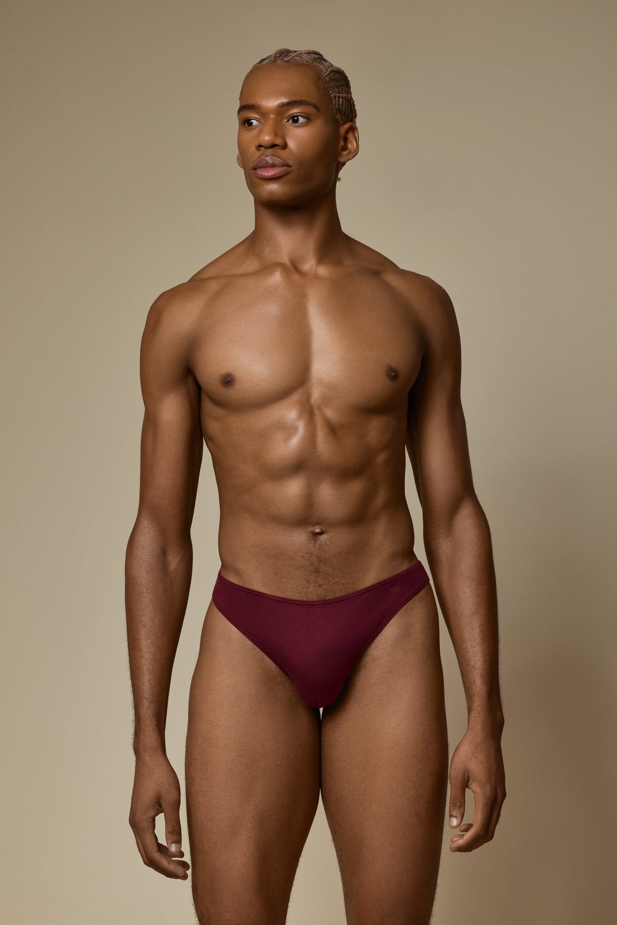 WHISPER THONG SECOND SKIN - MULBERRY