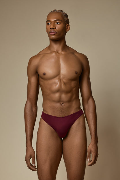 WHISPER THONG SECOND SKIN - MULBERRY