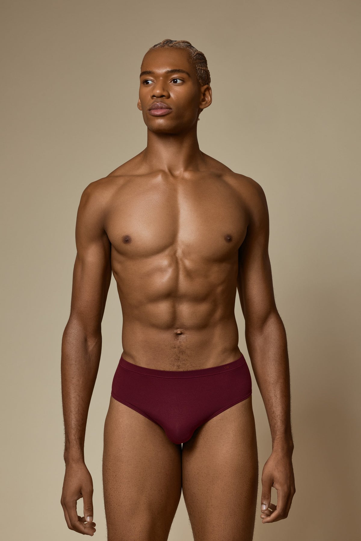 WHISPER BRIEF SECOND SKIN - MULBERRY