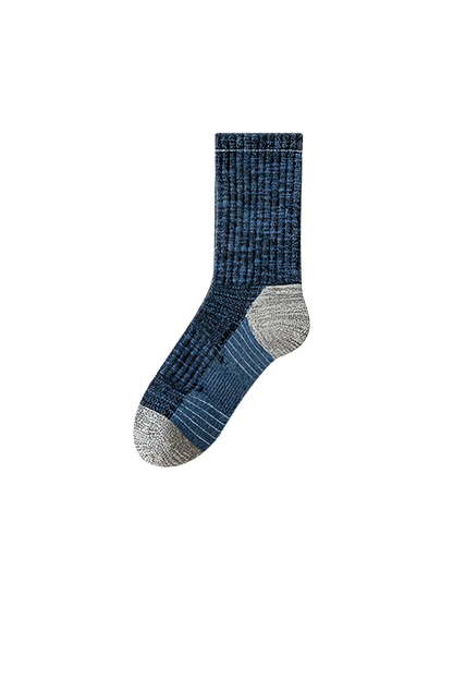 Mid-Calf Wool Outdoor Socks for Hiking, Skiing & Mountaineering