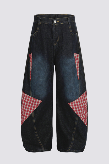 Wave Track Barrel Jeans