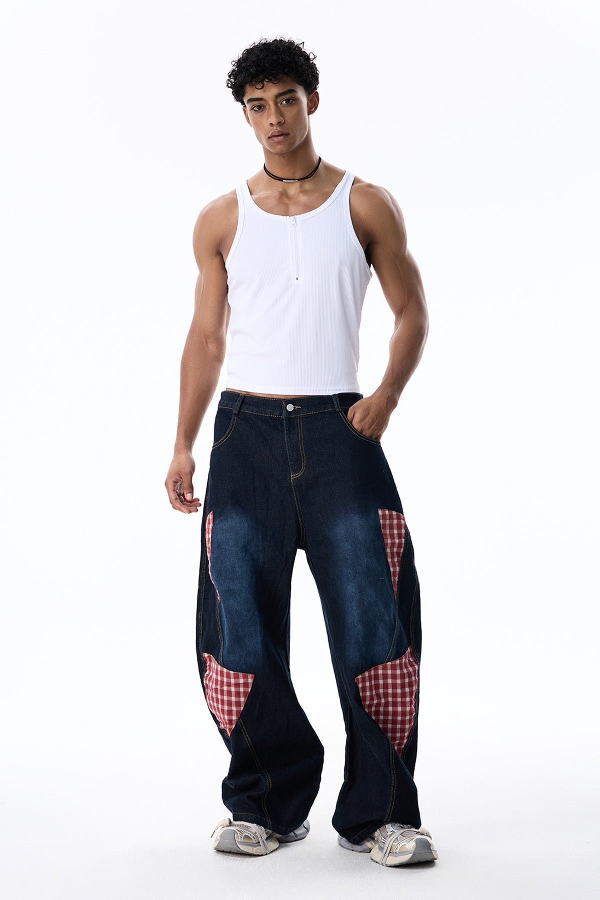 Wave Track Barrel Jeans