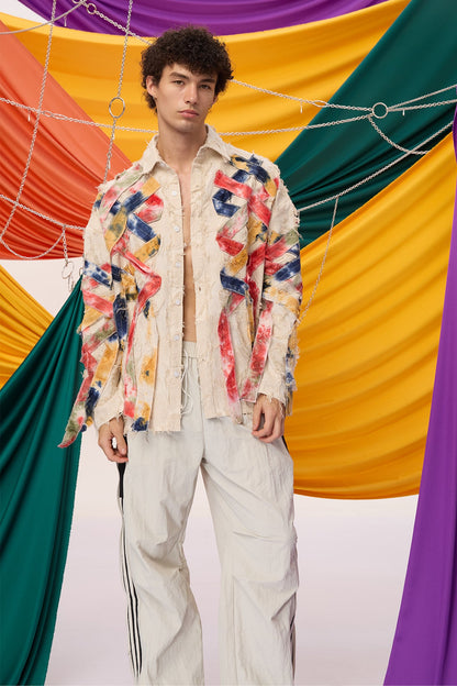 Zest Flow Long Sleeve Raw Edge Shirt
