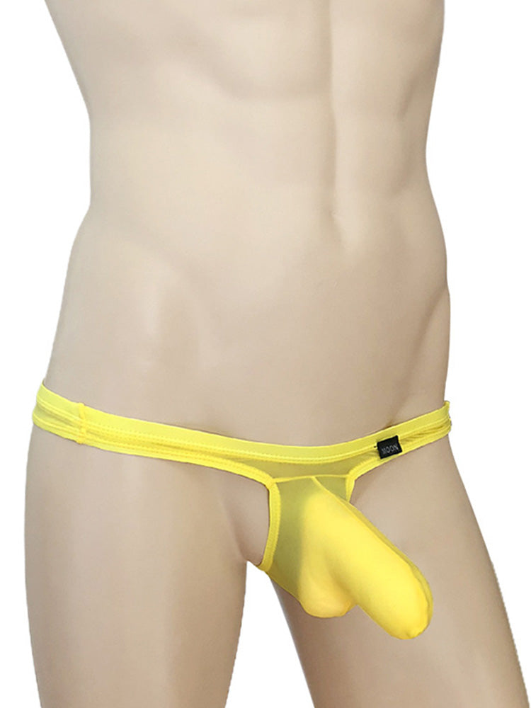 Men's Breathable Thin Ice Silk Low Rise Thong