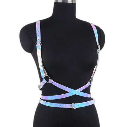 Holo Gothic Angelic Wings Harness