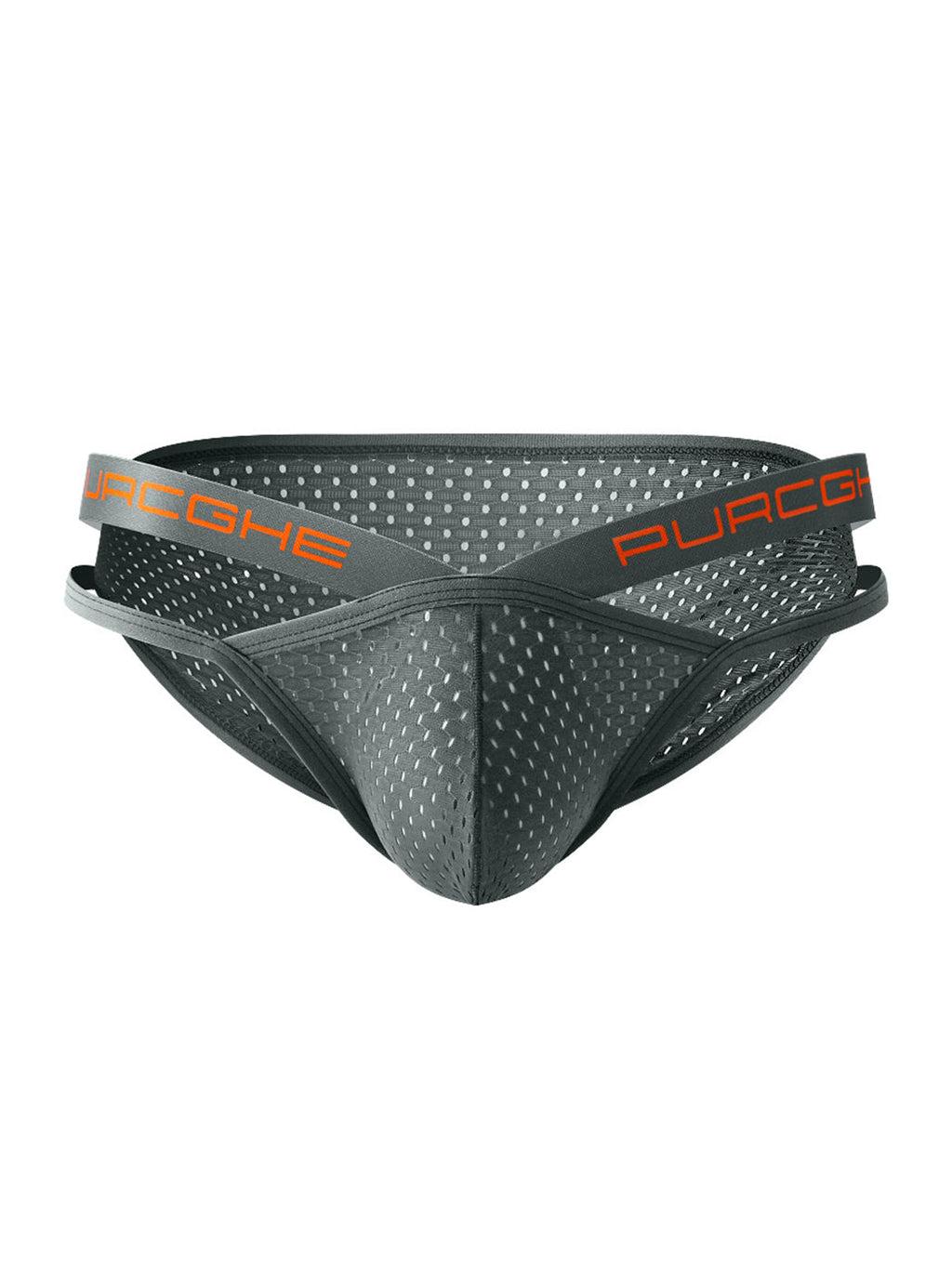 2 Pack Sexy Hollow Out Mesh Briefs for Men