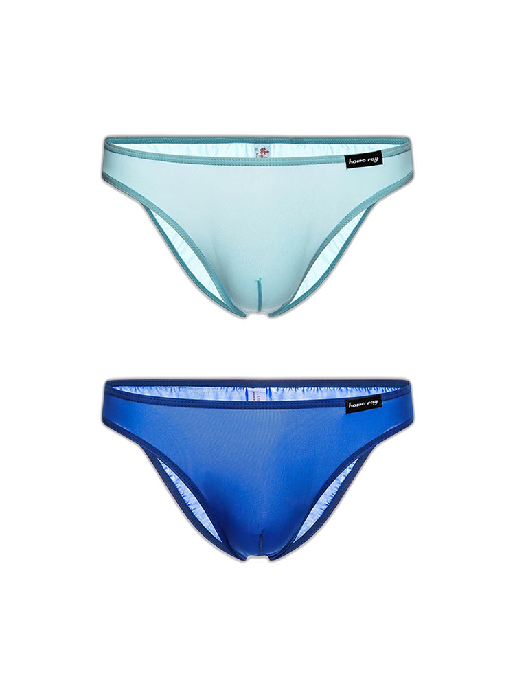 2 Pack Men's Breathable Ultra-thin Bikini