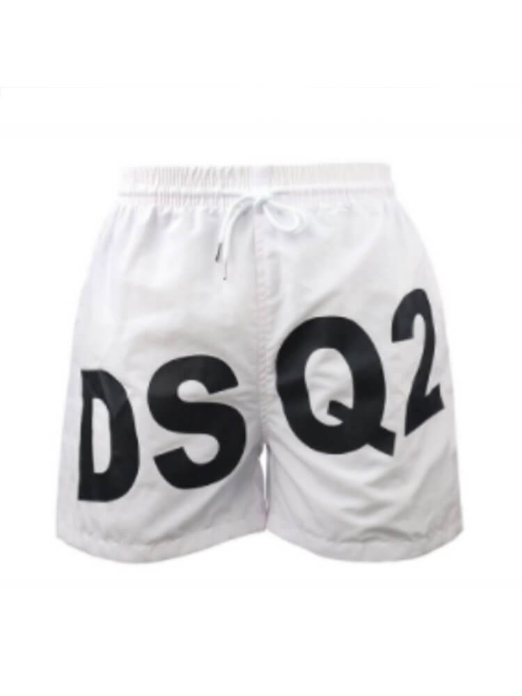 Men's Letter Print Athletic Outdoor Beach Shorts
