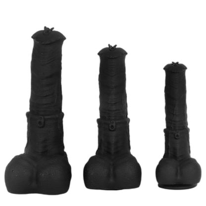 ruff GEAR Silicone Dark Horse Realistic Dildo 11.5 Inch