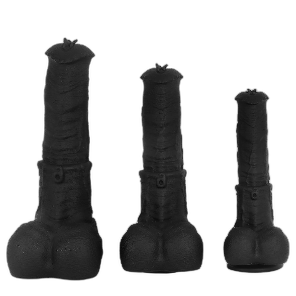 ruff GEAR Silicone Dark Horse Realistic Dildo 14.5 Inch