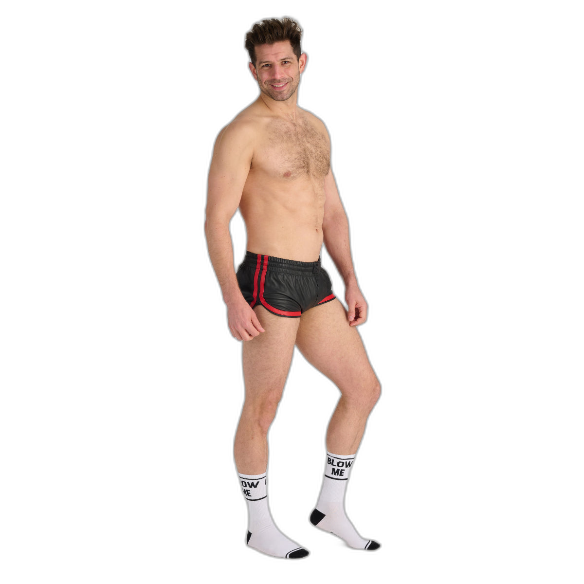 Prowler RED Blow Me Socks White Black