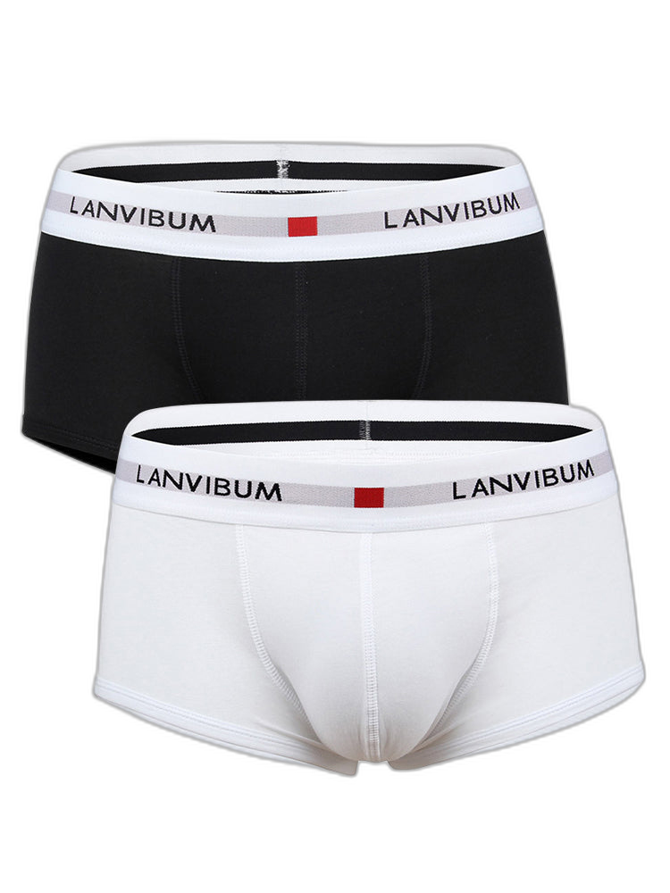 2 Pack Men's Breathable Big Pouch Trunks