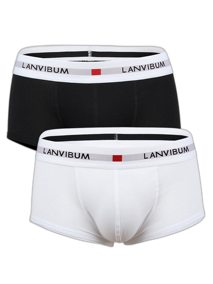 2 Pack Men's Breathable Big Pouch Trunks