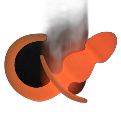 Mojo - Dog Tail Butt Plug - Glow In The Dark Butt Plug - Silicone Butt Plug