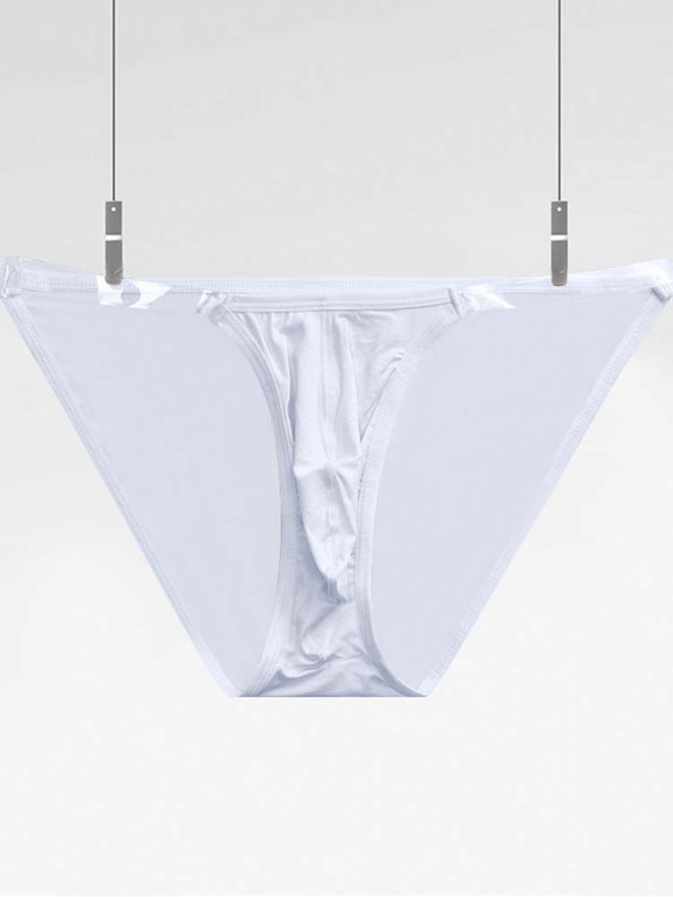 High-cut Low-waist Transparent Belt Briefs 
