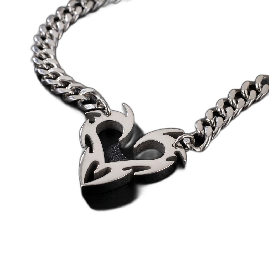 Barb Heart Necklace