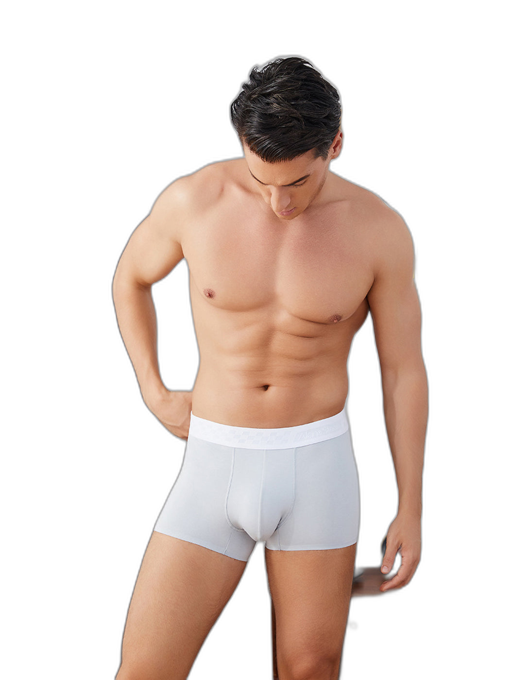 Men’s Contrast Seamless Micro Trunks