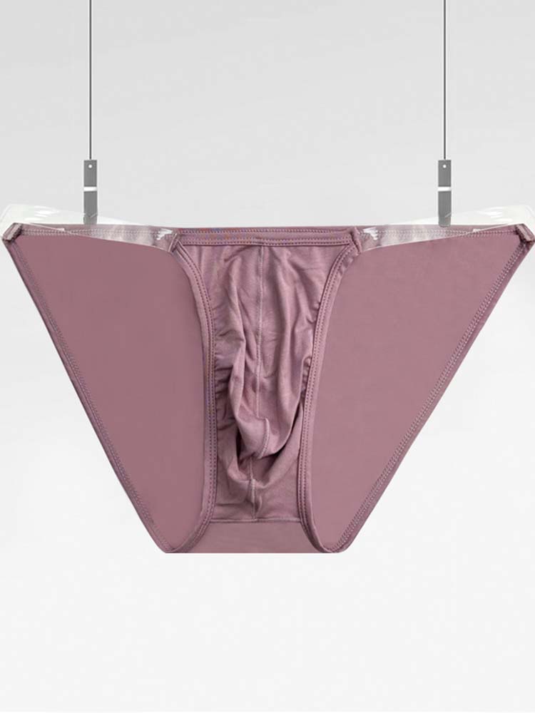 High-cut Low-waist Transparent Belt Briefs 