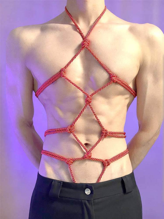  Sexy Halter-Neck Bondage Rope Harness
