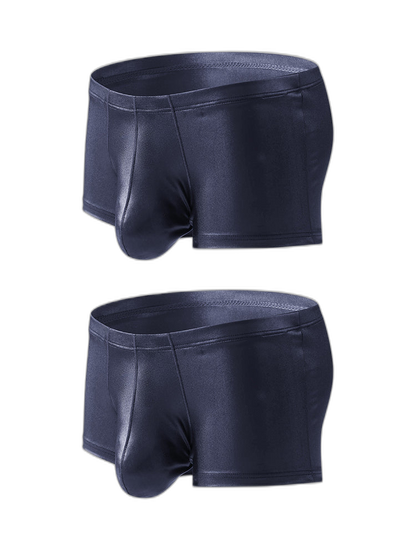 2 Pack Men's Big Pouch Performance Sexy Trunks