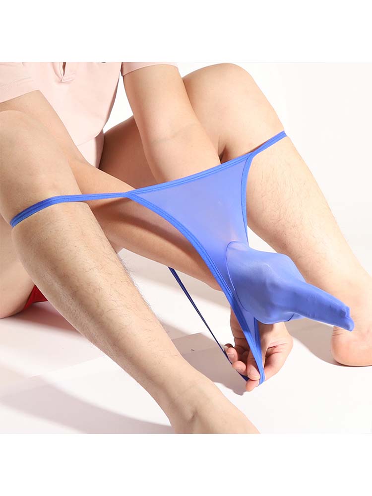 Men's Gun Bullet Separation Closed Ultra-Thin Thong