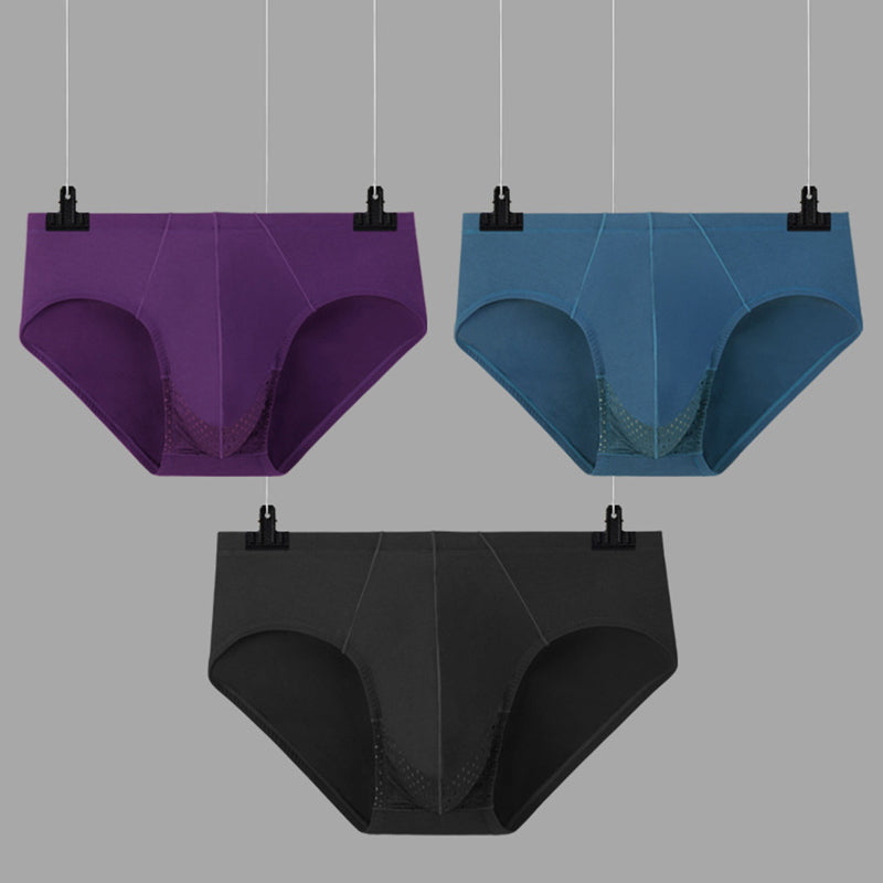 Mens Modal Ball Pouch Breathable Briefs
