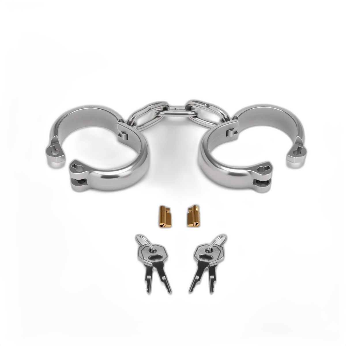 Prowler RED Heavy Duty Hand Cuffs Silver