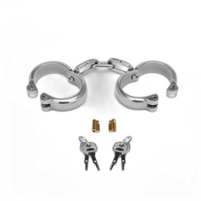 Prowler RED Heavy Duty Hand Cuffs Silver