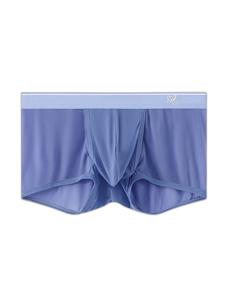 2 Pack Men's Breathable Mesh Trunks with Fly