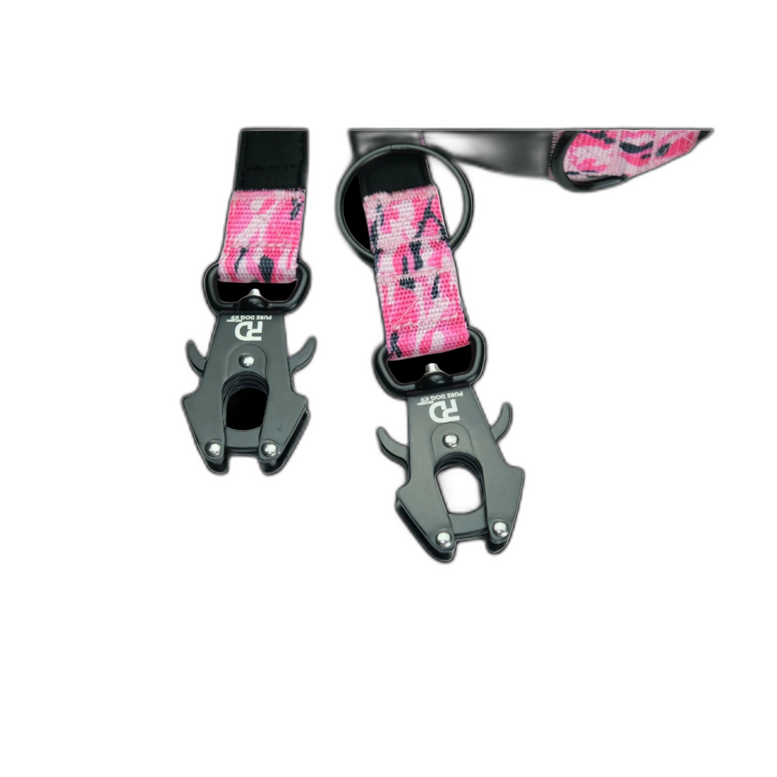 Pure Dog k9 Multifunctional Lead Pink Camo