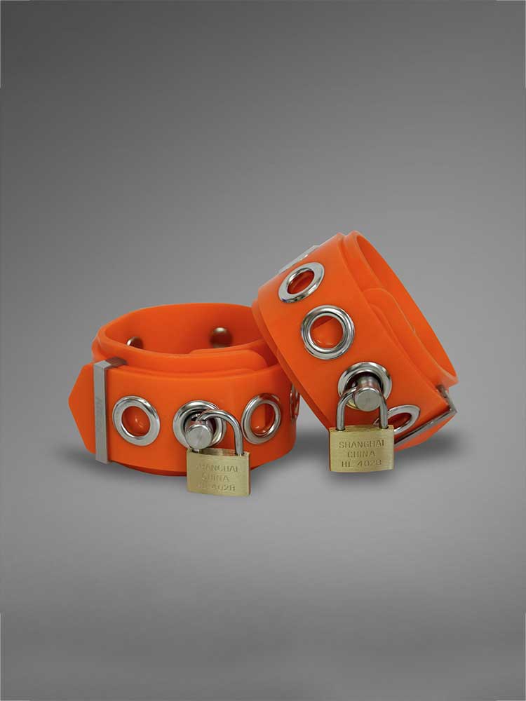 Unisex Multi-Use Silicone Lock Restraint Cuffs