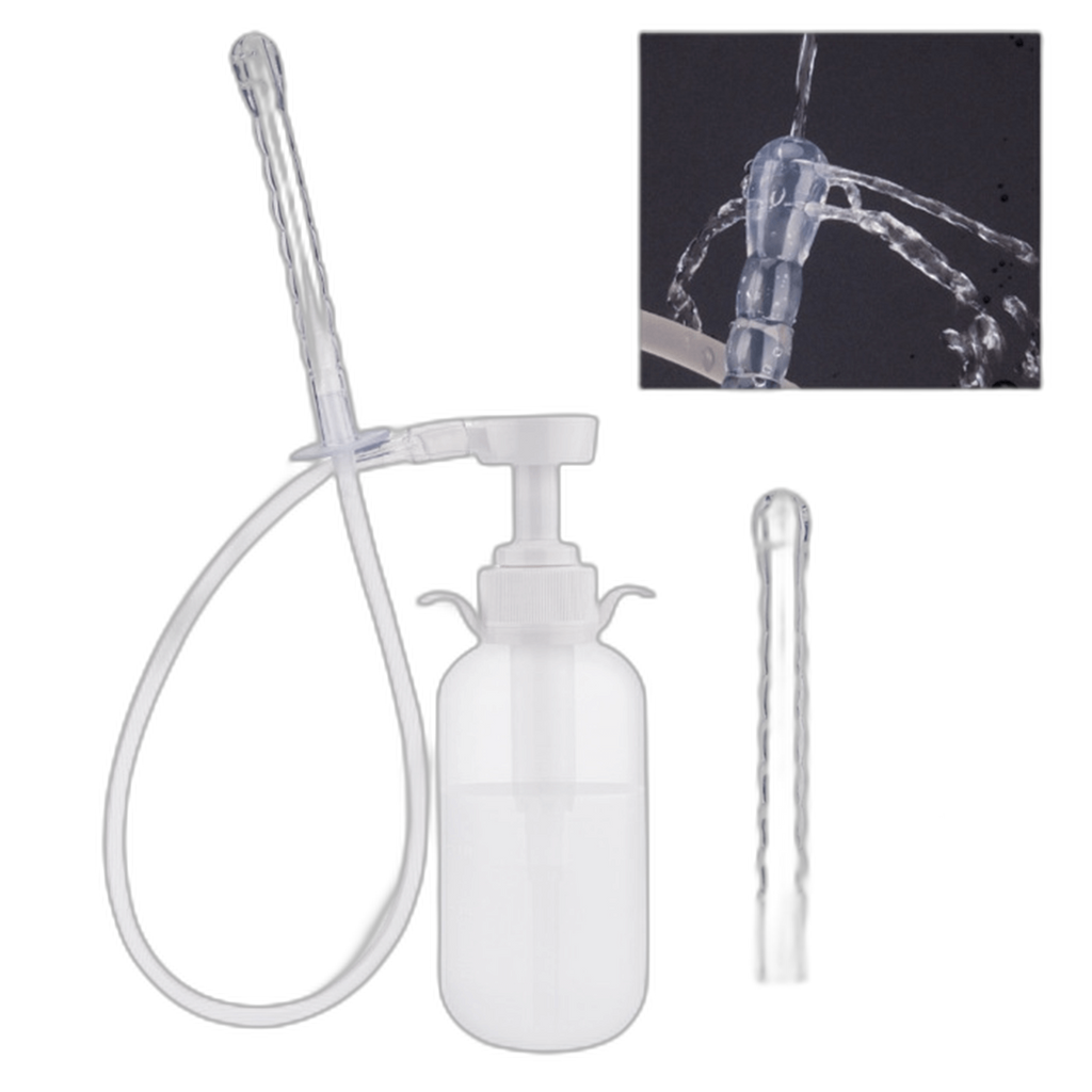 Cleanstream Pump Action Enema Bottle Set with Nozzle