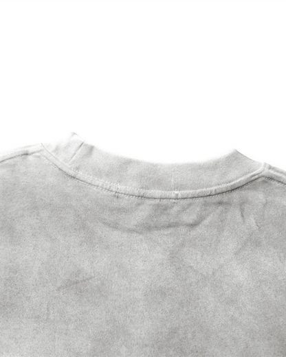 KIIKIO Gothic Gradient Cross Graphic Oversized Tee